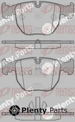 Remsa 0596.20 — Brake Pad Set, disc brake