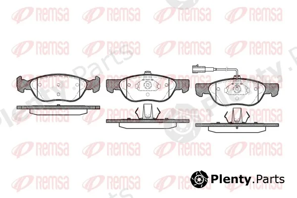 Remsa 0587.21 — Brake Pad Set, disc brake