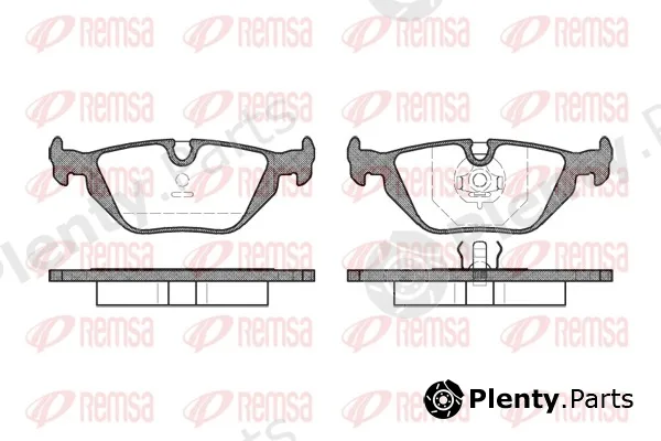 Remsa 0265.30 — Brake Pad Set, disc brake