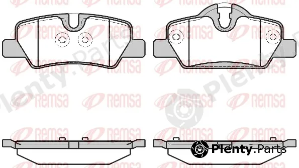 Remsa 1600.00 — Brake Pad Set, disc brake