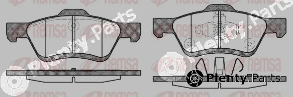 Remsa 1124.00 — Brake Pad Set, disc brake