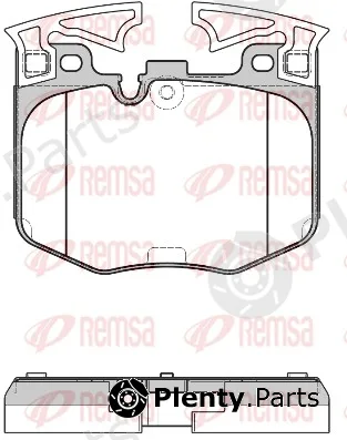 Remsa 1711.00 — Brake Pad Set, disc brake