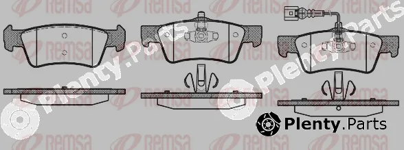 Remsa 1187.01 — Brake Pad Set, disc brake