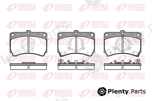 Remsa 0212.02 — Brake Pad Set, disc brake