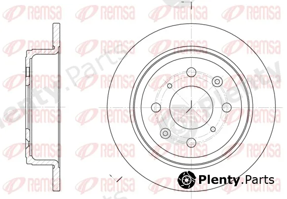 Remsa 6083.00 — Brake Disc