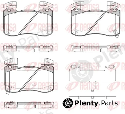 Remsa 1813.02 — Brake Pad Set, disc brake