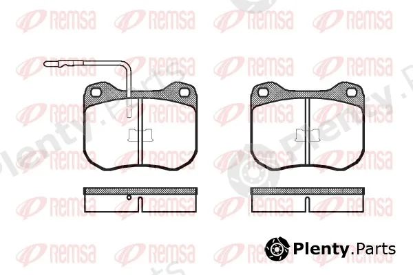 Remsa 0001.02 — Brake Pad Set, disc brake