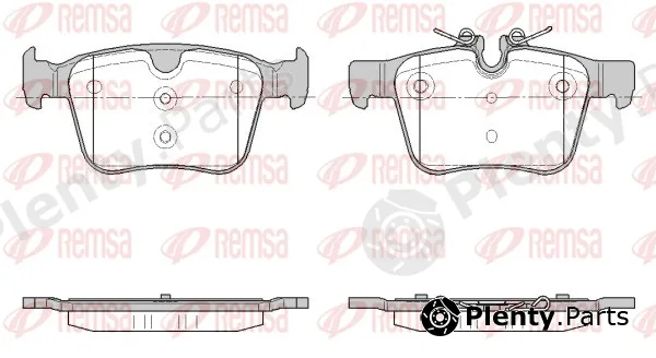 Remsa 1516.45 — Brake Pad Set, disc brake