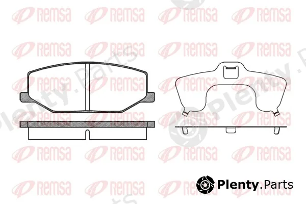 Remsa 0190.10 — Brake Pad Set, disc brake