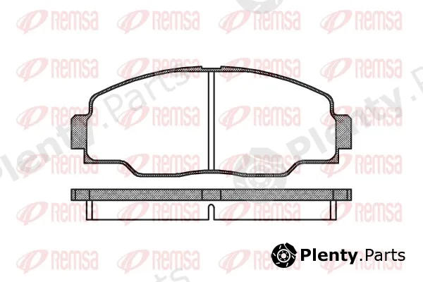 Remsa 0308.00 — Brake Pad Set, disc brake