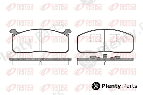 Remsa 0120.00 — Brake Pad Set, disc brake