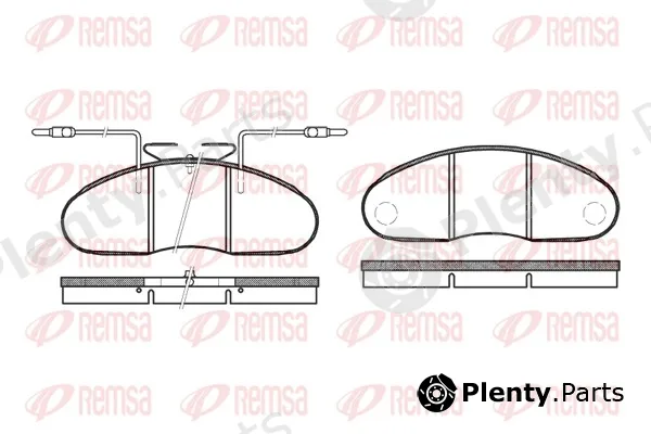 Remsa 0048.12 — Brake Pad Set, disc brake