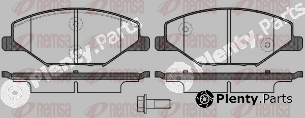 Remsa 1553.00 — Brake Pad Set, disc brake