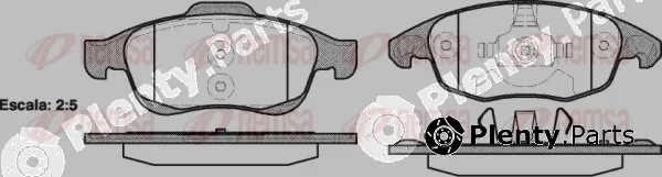 Remsa 1248.00 — Brake Pad Set, disc brake