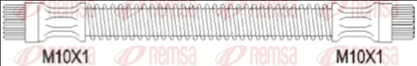 Remsa G1900.44 — Brake Hose