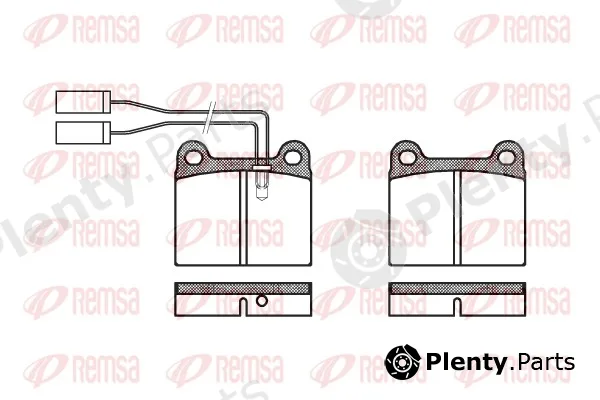 Remsa 0006.01 — Brake Pad Set, disc brake