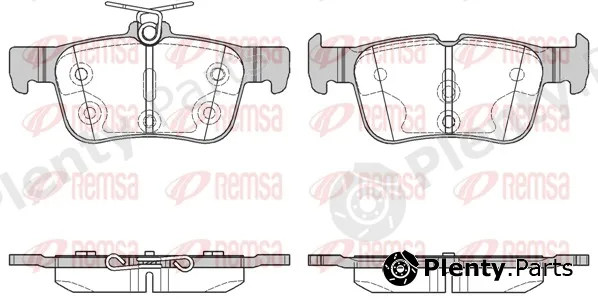 Remsa 1551.00 — Brake Pad Set, disc brake