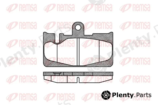 Remsa 0889.00 — Brake Pad Set, disc brake