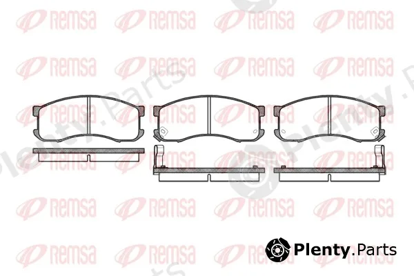 Remsa 0313.02 — Brake Pad Set, disc brake