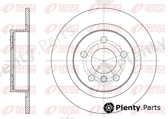 Remsa 61597.00 — Brake Disc