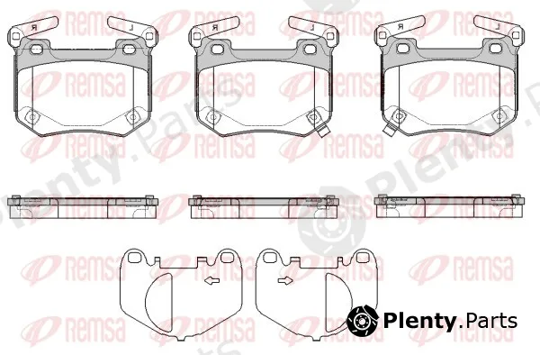 Remsa 1849.02 — Brake Pad Set, disc brake