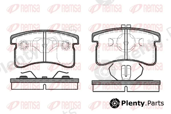 Remsa 0489.00 — Brake Pad Set, disc brake