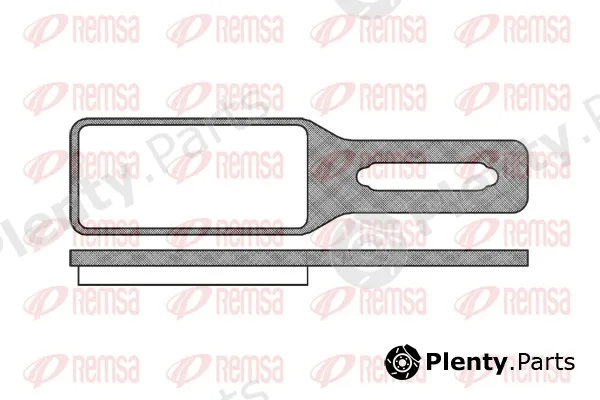 Remsa 1141.00 — Brake Pad Set, disc brake