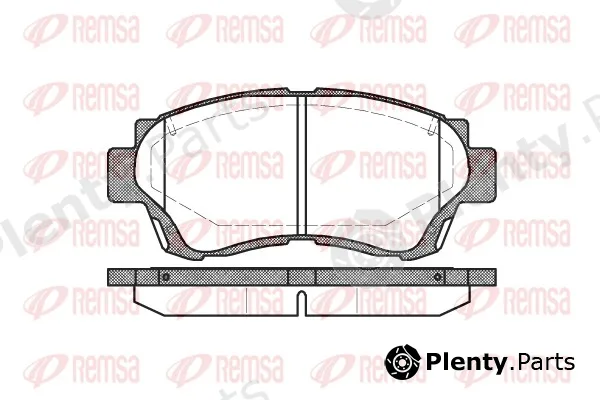 Remsa 0370.00 — Brake Pad Set, disc brake