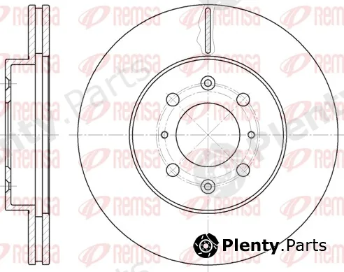 Remsa 6224.10 — Brake Disc