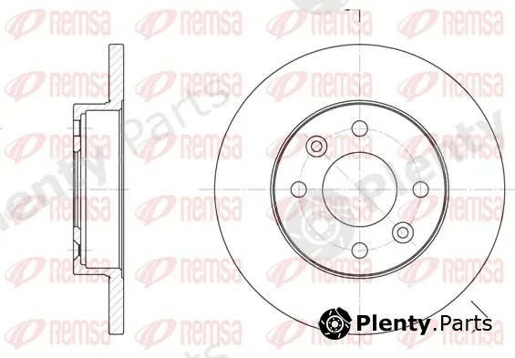 Remsa 6067.00 — Brake Disc