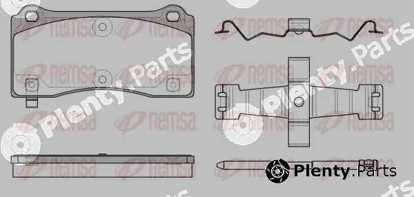 Remsa 0983.14 — Brake Pad Set, disc brake
