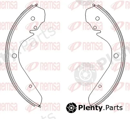 Remsa 4299.00 — Brake Shoe