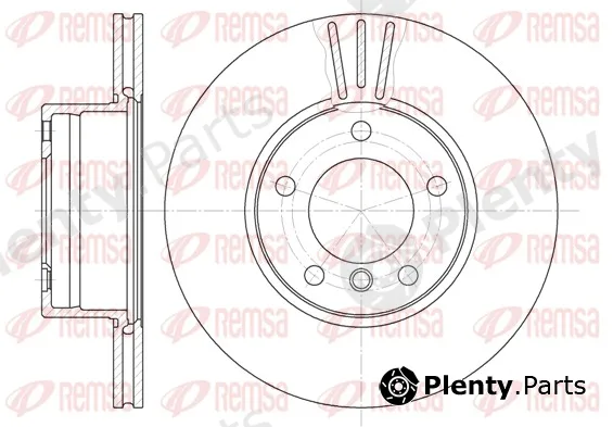 Remsa 6514.10 — Brake Disc