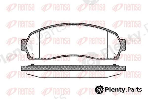 Remsa 0805.00 — Brake Pad Set, disc brake