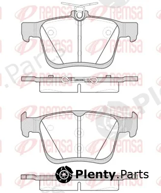 Remsa 1516.00 — Brake Pad Set, disc brake