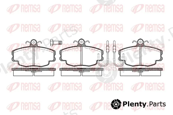 Remsa 0141.02 — Brake Pad Set, disc brake