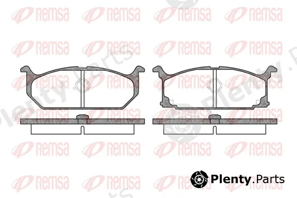 Remsa 0358.00 — Brake Pad Set, disc brake