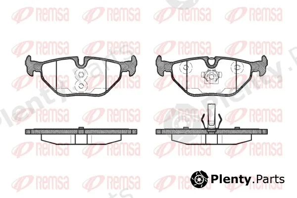 Remsa 0265.40 — Brake Pad Set, disc brake