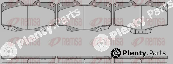 Remsa 0315.04 — Brake Pad Set, disc brake