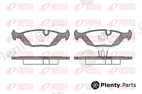 Remsa 0155.00 — Brake Pad Set, disc brake