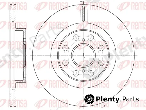 Remsa 6961.10 — Brake Disc