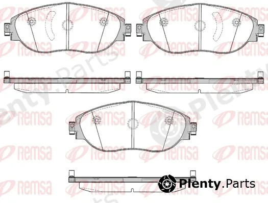 Remsa 1470.00 — Brake Pad Set, disc brake