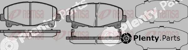 Remsa 1390.02 — Brake Pad Set, disc brake