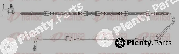 Remsa 001192 — Warning Contact, brake pad wear