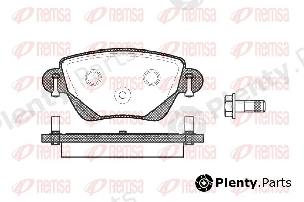 Remsa 0777.00 — Brake Pad Set, disc brake