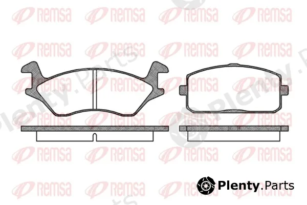 Remsa 0105.00 — Brake Pad Set, disc brake