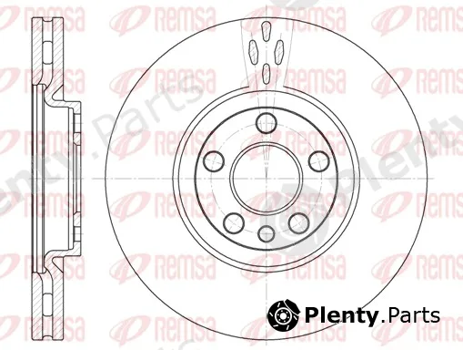 Remsa 6658.10 — Brake Disc