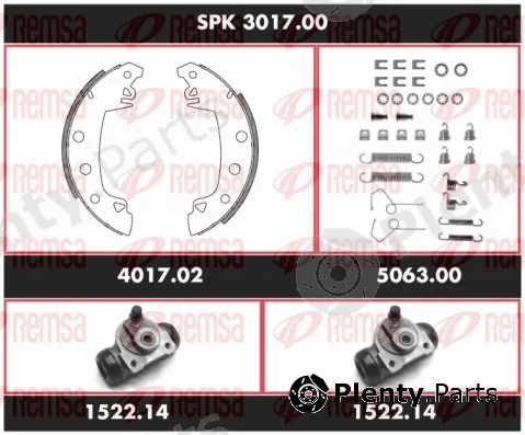 Remsa SPK3017.00 — Brake Kit, drum brake Super Precision Kit