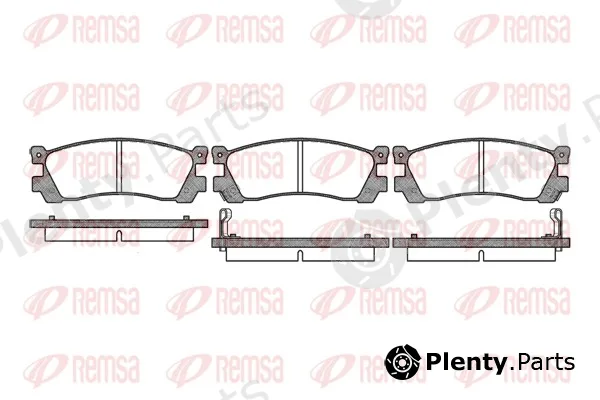 Remsa 0399.12 — Brake Pad Set, disc brake