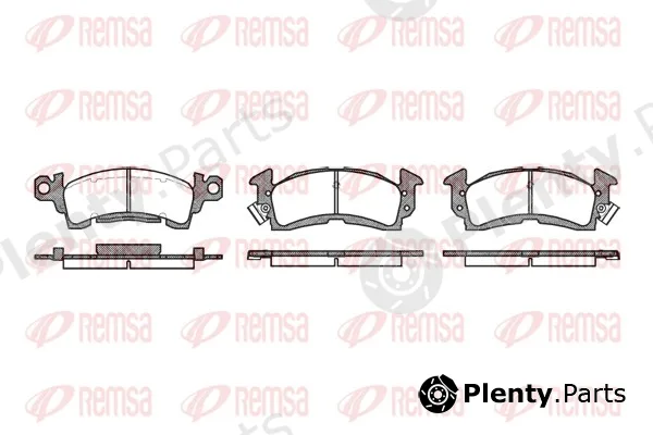 Remsa 0510.00 — Brake Pad Set, disc brake